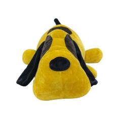 Cachorro Mostarda Deitado 48Cm - Pelúcia - Foffy