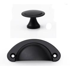 Puxadores Moveis Puxador Concha  Puxadores Antigos Kit 14 Pçs - Telis 