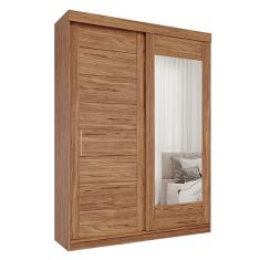 Guarda-Roupa Solteiro com Espelho Liz sem Pés 2 pt 3 gv Cinamomo
