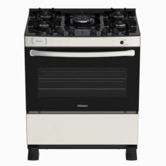 FOGAO A GAS GAUDI VITREO 5 Q INOX GAS GLP