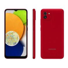 Smartphone Samsung A03 64Gb 4Gb Ram Vermelho A035M Dual Sim