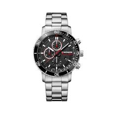 Relógio Masculino Wenger RoadSter Black Night Chrono Prata