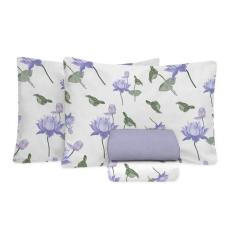 Jogo de Cama 100% algodão King Size 200 Fios Fiori