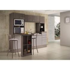 Banqueta Alta Unimóvel Marrom