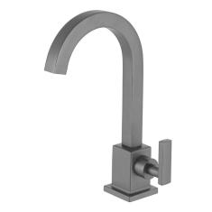 Torneira Lavatório Balcão 1190 Athena Slim Matt Meber Preto