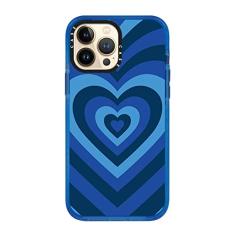 Capa de telefone macia de borboleta de coração de amor colorido bonito para iphone 12 13 mini 11 pro max se 2020 7 8 plus 13pro xs max x xr capa, coração azul profundo, para iphone 8 plus