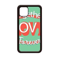 Capa Together Love Forever Dia dos Namorados para iPhone 12 Pro Max para Apple Mini Mobile Case Shell