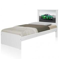 Cama Solteiro Carro Sport Verde