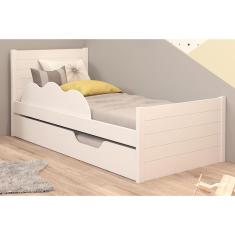 Cama Bibox de Solteiro Cimol Elza Branco