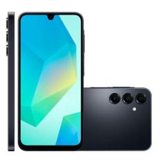 Smartphone Samsung Galaxy A16, Câmera Tripla, 128 GB, 4G, Preto - A165