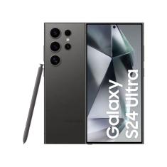 Smartphone Samsung Galaxy S24 Ultra Titânio Preto 256GB, Inteligência Artificial, Tela de 6.8", 12GB RAM, S Pen, Processador Snapdragon 8 Gen 3