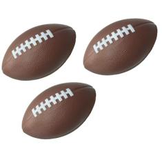 LMC Products Foam Football - Futebol Infantil de 18,4 cm - Bolas Pequenas Macias para Crianças – Pacote com 3 Mini Bolas para Crianças