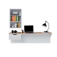 Escrivaninha Bancada Estudo Tech Moov Branco Fosco Tauari Nobre - Coli