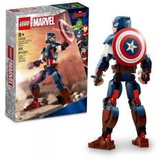 Boneco de Construção Capitão América Lego 76258 - 310 Peças