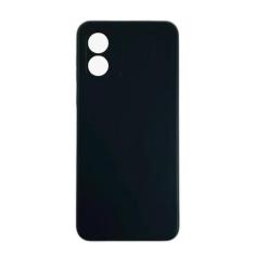 Capa Case Capinha Aveludada Preto Para Motorola Moto E13 - Ccs