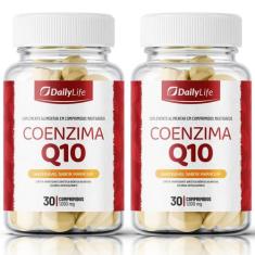 kit 2x Suplemento Alimentar de Coenzima Q10 100mg - Sem Glúten, Ideal 