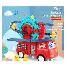 Caminhão De Bombeiros Elétrico Universal Para Crianças Roda Gigante De