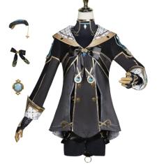 Cos-Animefly Freminet Fantasia Cosplay Jogo Freminet Uniforme Conjunto Completo Fantasia de Carnaval de Halloween
