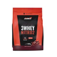 3WHEY NITRO 2 - 900G REFIL CHOCOLATE - NEW MILLEN 