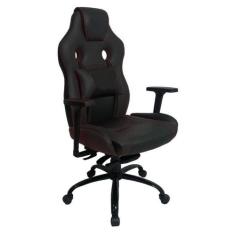 Cadeira Gamer com Almofada Linha Gamer Racing Preto - Design Office Mó