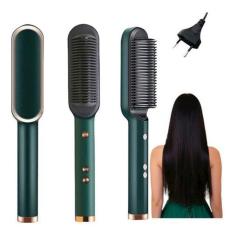 Escova Pente Secadora Cerâmica Profissional 110/220V