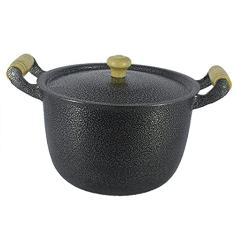 Caldeirão Aluminio Preto Para Feijão 32 cm 12 Litros