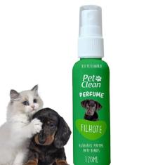 Kit 2 Perfume Colonia Pet Clean Femea Filhote Cachorro Gato - PetClean