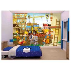 Papel De Parede Infantil Trator Caminhão Kids s65 - Você Decora