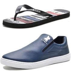 Tênis Slip On Casual Masculino com Chinelo Polo Plus