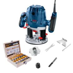 Tupia Coluna Bosch GOF 130 GOF130 1300W Profissional + Acess, 110V