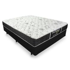 Cama Box Viúva + Colchão De Molas - Probel - Prodormir Sleep Black 128x188x57cm