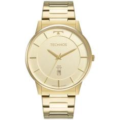 Relógio Technos Masculino Slim Dourado - GM10YP/1X