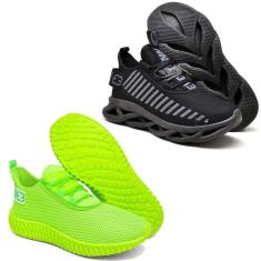 2 Tênis Masculino Evoltenn Modelos Diferentes-Masculino