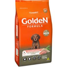 Ração Seca PremieR Pet Golden Formula Cães Filhotes Mini Bits Frango e Arroz - 10,1 Kg