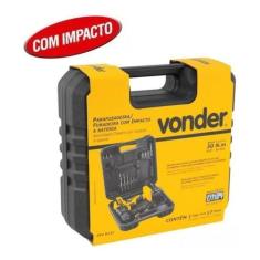 Furadeira Parafusadeira 12v Com Impacto Vonder Pfv012i Acompanha Malet