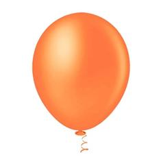 Balão Redondo, N.050, Laranja, Riberball, Pacote com 50 Unidades