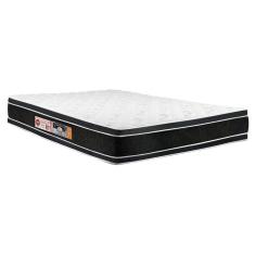 Colchão King Espuma D33  Black White AIR Double Face Euro Pillow  (193x203x27) - Castor