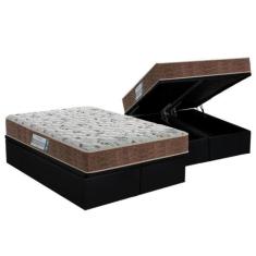 Cama Box Baú King: Colchão Espuma D45 Probel ProDormir Advanced Double