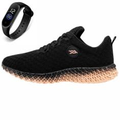 Tenis Feminino Academia Caminhada Ortopêdico Esporte Leve e Macio Com 