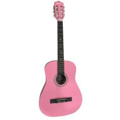 violão clássico rosa acustico iniciante mxt 38c-ntp