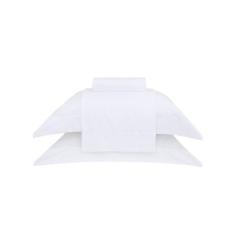 Jogo De Cama King Cetim 300 Fios Buddemeyer Damask Branco