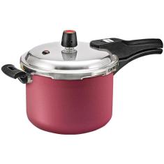 Panela De Pressão 4,5 Litros Teflon Cereja Premium - Panelux
