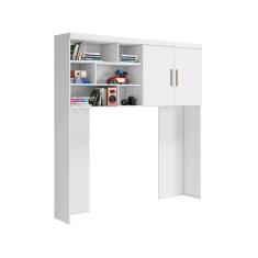 Guarda-Roupa Infantil para Cabeceira Chiara 2 Portas Branco