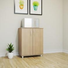 Balcão Multiuso Microondas 2 Portas Canela