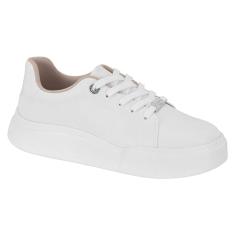 Tênis Feminino Casual Branco Moleca 5808.100.28560