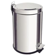 Lixeira Inox Tramontina 5 Litros com Pedal, Prata