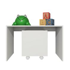 Mesa Organizadora de Brinquedos Infantil 1 Baú 100% MDF PlanCasa