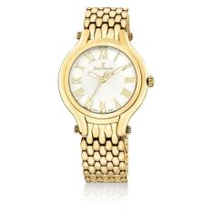 Relógio Pulso Jean Vernier Feminino Aço Dourado  Jv01020