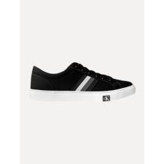Tênis Calvin Klein Jeans Masculino Lona Rubber Preto-Masculino