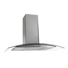 COIFA DE PAREDE Fogatti VIDRO CURVO DUTO SLIM INOX 80CM 127V